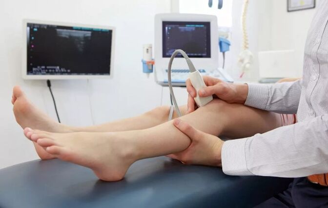 Ultrasound of ships in the lower limbs