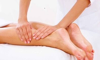 Types of leg massage allowed for varicose veins